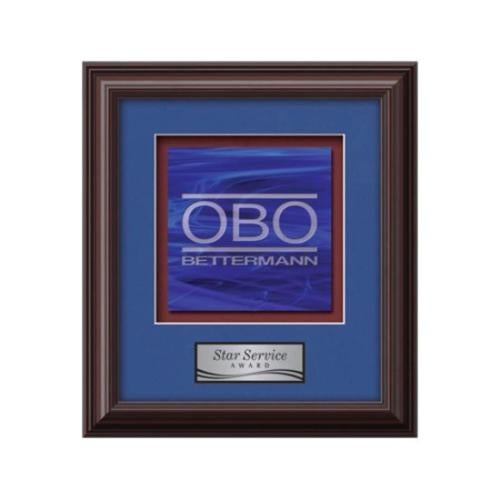 Monarch - Mahogany Plaque Awards - Framed Awards & Plaques - Monarch - Mahogany