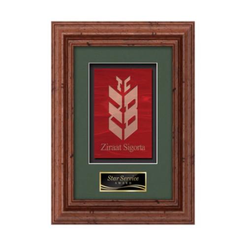 Plaque Awards - Framed Awards & Plaques - Terrene -  Dark Walnut