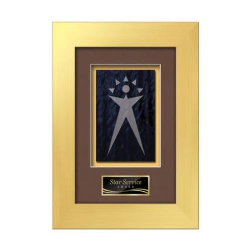 Premier - Gold Plaque Awards - Framed Awards & Plaques - Premier - Gold
