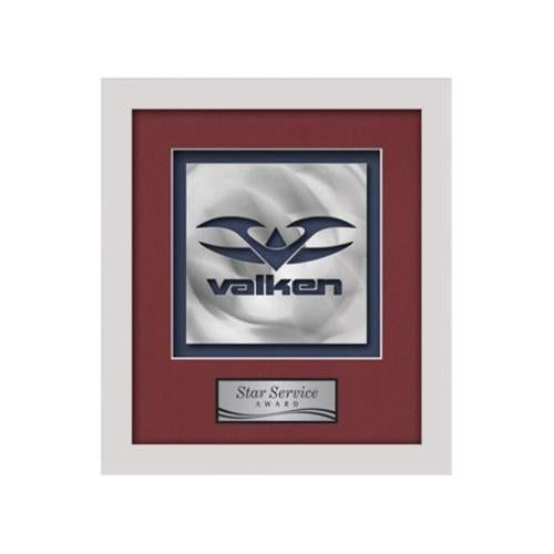Plaque Awards - Framed Awards & Plaques - Primrose Aquashape™ Award - White