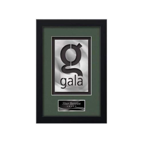 Primrose Aquashape™ Award - Black Plaque Awards - Framed Awards & Plaques - Primrose Aquashape™ Award - Black