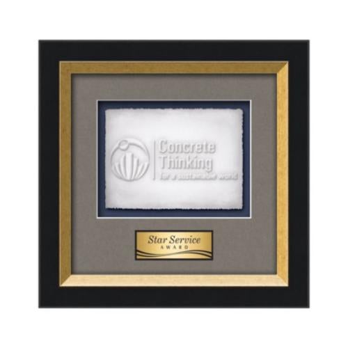 Plaque Awards - Framed Awards & Plaques - Omni -  Black/Gold