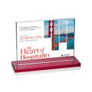 Emperor VividPrint&trade; Award - Red (Horiz)