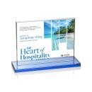 Emperor VividPrint&trade; Award - Sky Blue (Horiz)