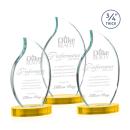 Croydon Flame Award on Alberton Base - Gold