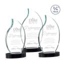 Croydon Flame Award on Alberton Base - Black