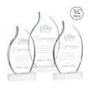 Croydon Flame Award on Alberton Base - White