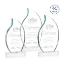 Croydon Flame Award on Alberton Base - White