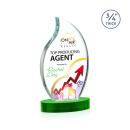 Croydon VividPrint&trade; Award on Alberton Base - Green