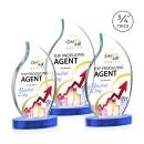 Croydon VividPrint&trade; Award on Alberton Base - Sky Blue