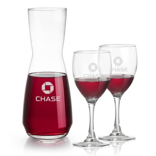 Corporate Gifts - Barware - Glasses Sets - Mason Carafe & Carberry Wine Set