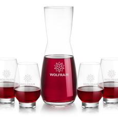 Mason Carafe & Glenarden Stemless Wine - Barware Gift Sets