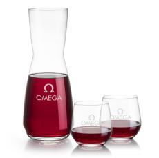 Mason Carafe & Garland Stemless Wine - Corporate Gifts