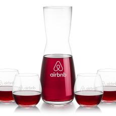 Mason Carafe & Redmond Stemless Wine - Barware Gift Sets