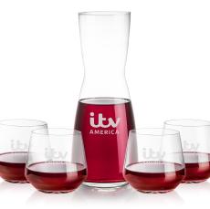 Mason Carafe & Sturgis Stemless Wine Set - Barware Gift Sets