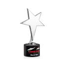Tuscany Chrome Star VividPrint&trade; Award on Marvel Base - Black