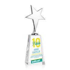 Tuscany Chrome Star VividPrint Award on Novita Base - Clear - New Items