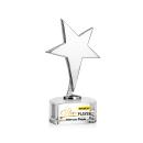 Tuscany Chrome Star VividPrint&trade; Award on Paragon Base-Clear