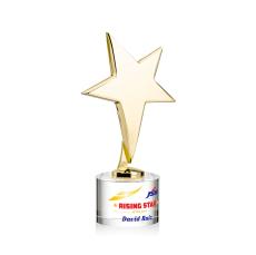 Tuscany Gold Star VividPrint Award on Marvel Base - Clear - New Items