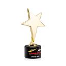 Tuscany Gold Star VividPrint&trade; Award on Marvel Base - Black