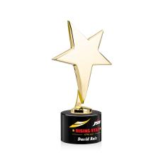 Tuscany Gold Star VividPrint Award on Marvel Base - Black - New Items