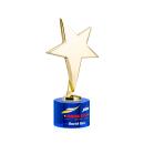 Tuscany Gold Star VividPrint&trade; Award on Marvel Base - Blue