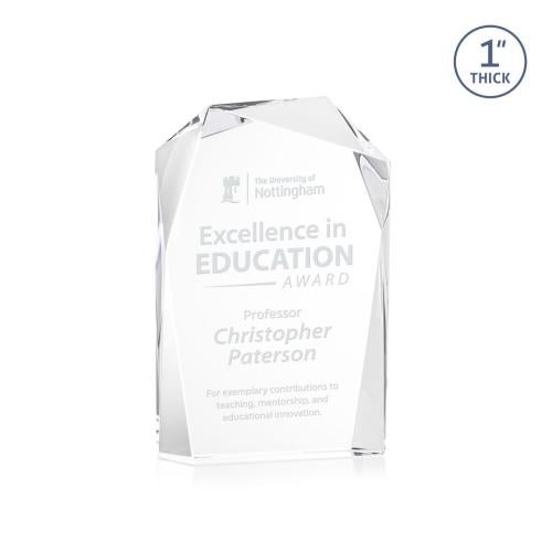 Recognition Awards - Crystal Awards - Donvale Award - Clear