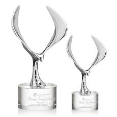 Maverick Eagle Award on Marvel Base - Clear - Crystal Eagle Awards