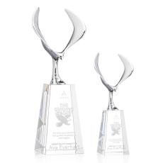 Maverick Eagle Award on Novita Base - Clear - Crystal Eagle Awards