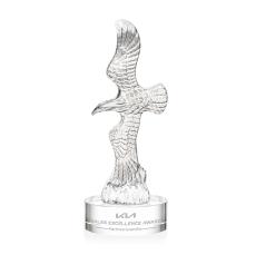 Staffordshire Eagle on Stanrich Base - Clear - Eagle Awards