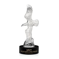 Staffordshire Eagle on Stanrich Base - Black - Eagle Awards