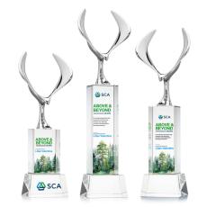 Maverick Eagle VividPrint Award on Belcroft Base - Clear - Crystal Eagle Awards