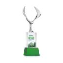 Maverick Eagle VividPrint&trade; Award on Belcroft Base - Green