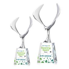 Maverick Eagle VividPrint Award on Celestina Base - Clear - Crystal Eagle Awards