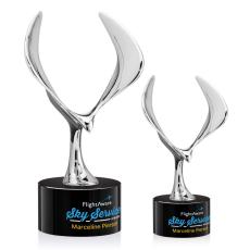Maverick Eagle VividPrint Award on Marvel Base - Black - Crystal Eagle Awards