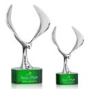 Maverick Eagle VividPrint&trade; Award on Paragon Base - Green