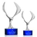 Maverick Eagle VividPrint&trade; Award on Paragon Base - Blue