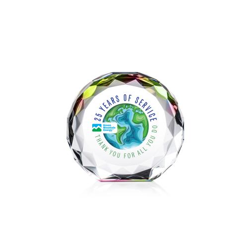 Recognition Awards - Crystal Awards - Seville VividPrint&trade; Award - Prismatic
