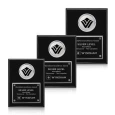 Product Image of Jansenn Plaque - Black/Chrome