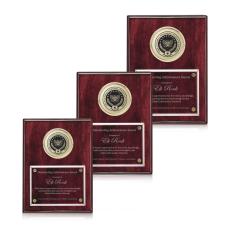 Product Image of Jansenn Plaque - Rosewood/Gold