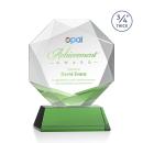 Bradford VividPrint&trade; Award on Newhaven Base - Green