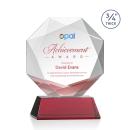 Bradford VividPrint&trade; Award on Newhaven Base - Red