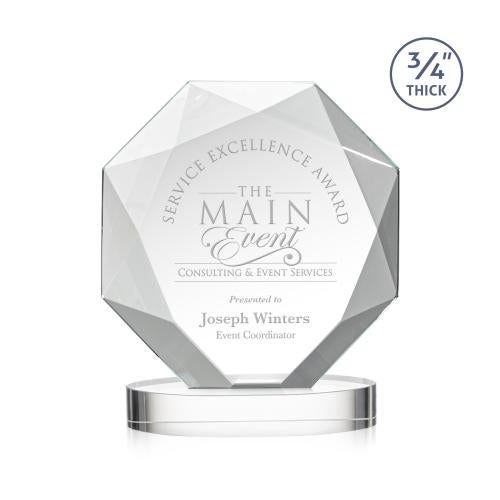 Recognition Awards - Crystal Awards - Bradford Award on Alberton Base - Starfire