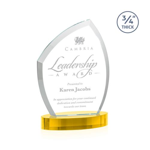 Recognition Awards - Crystal Awards - Daltry Award on Alberton Base - Gold