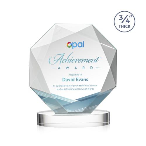 Recognition Awards - Crystal Awards - Bradford VividPrint&trade; Award on Alberton Base - Starfire