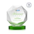 Bradford VividPrint&trade; Award on Alberton Base - Green