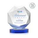 Bradford VividPrint&trade; Award on Alberton Base - Blue