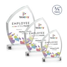 Daltry VividPrint Award on Alberton Base - Clear - New Items