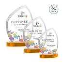 Daltry VividPrint&trade; Award on Alberton Base - Amber