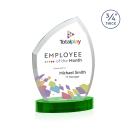 Daltry VividPrint&trade; Award on Alberton Base - Green